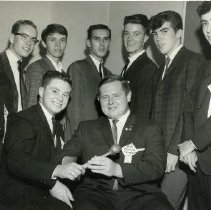 Bill Easter, Tom Cunningham, and Seven Unidentified Boys